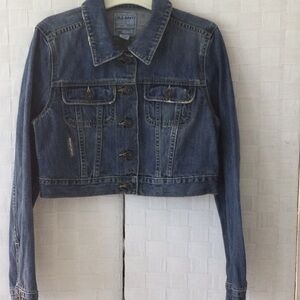 Old Navy Blue Cropped Jean Jacket #630